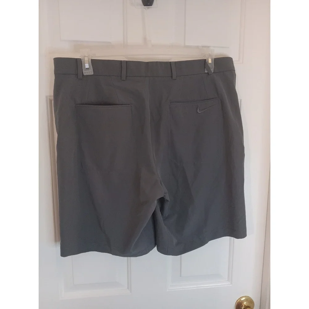 Nike Sweat Shorts Men's 38 Gray‎ Stretch Casual Athletic Swoosh Golf